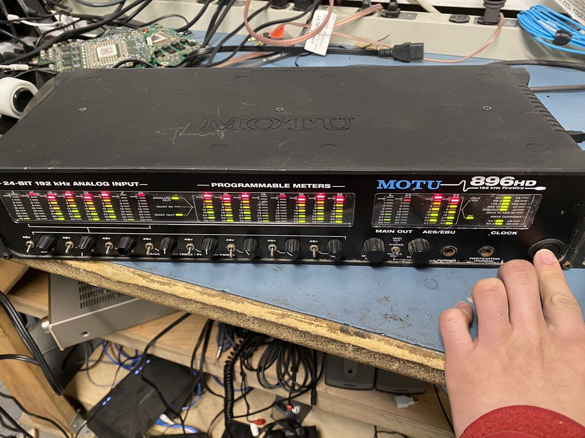 MOTU 896HD 8-Channel FireWire Audio Interface Unit | eBay