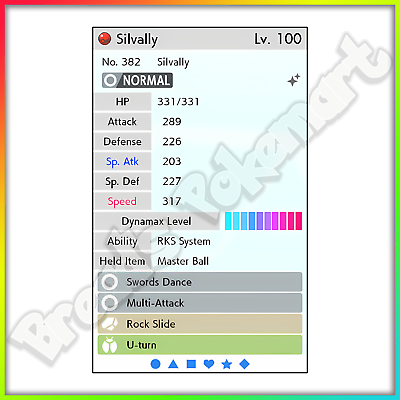 Pokemon 11784 Shiny Mega Silvally Dragon Pokedex: Evolution, Moves,  Location, Stats