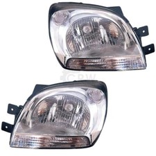 Scheinwerfer Set für Kia Sportage Typ JE Bj. 2004-2008  chrom H4
