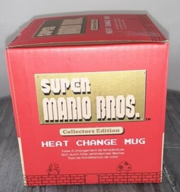 NEW Super Mario Bros. Collectible Mug Heat change color Cup Gamer Gift NES Style