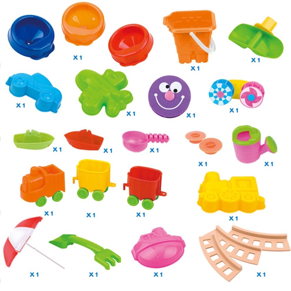 Keezi Sand & Water Table with Umbrella Set eBay