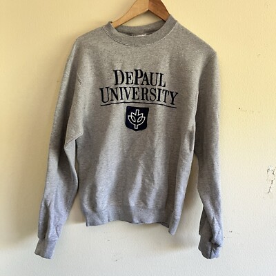 Champion Pullover Sweater DePaul University Size Small NCAA