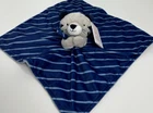 NWT Carters Just One You Navy Blue Striped Tiger Plush Baby Security Blanket Toy