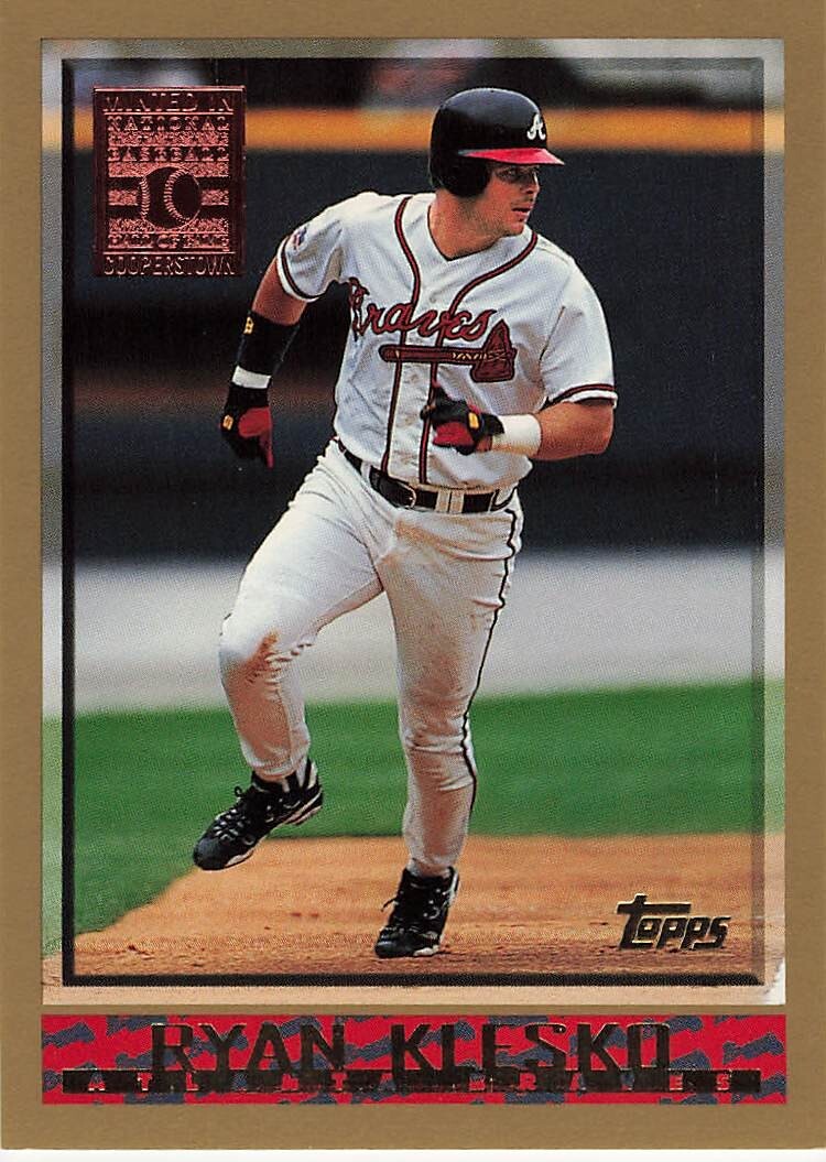 1998 TOPPS BASEBALL MINTED IN COOPERSTOWN RYAN KLESKO #65