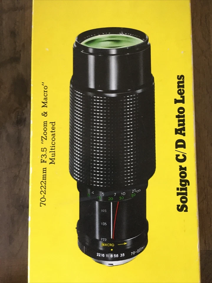 Soligor 70-222 mm C/D f/3.5 AUTO ZOOM MACRO Pentax - Image 4 of 4