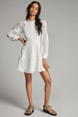 New Anthropologie x Mare Mare Sabine Embroidered Mini Dress sz XS | eBay