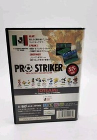 Japanese Sega Mega Drive J-League Pro Striker Complete w/ Players Book Seller 