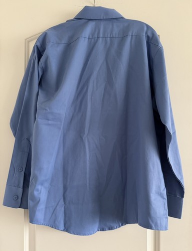 UNITED UNIFORM Manufacturers (NWT) Women’s Blue Uniform LongSleeve Shirt-PLUS 3X - Picture 10 of 11