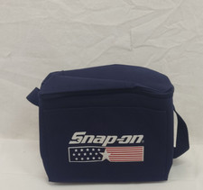 Snap On Tools 6 Pack Bottle Beer Cooler Drink Can Carrier Usa Flag With Strap