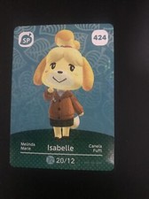 Genuine Animal Crossing Series 5 Amiibo Card ISABELLE # 424