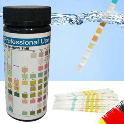 100pcs URS-10T Pool Test Paper SPA Hot Tub Urine Ketone Acid Alkali Test Strip