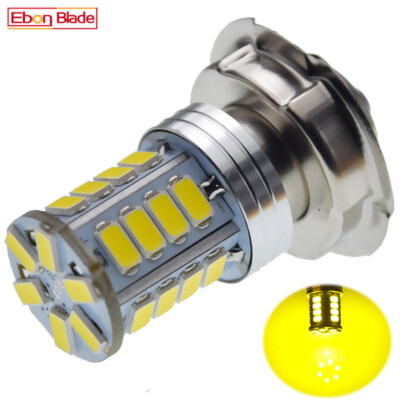 Zitronengelb P26S LED Motorrad Roller Moped Scheinwerfer Birne Lampe 6V-30V DC