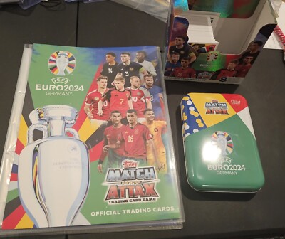 UEFA EURO 2024 GERMANY Topps Match Attax Lot Of 218 Different Cards Binder  + Tin | eBay