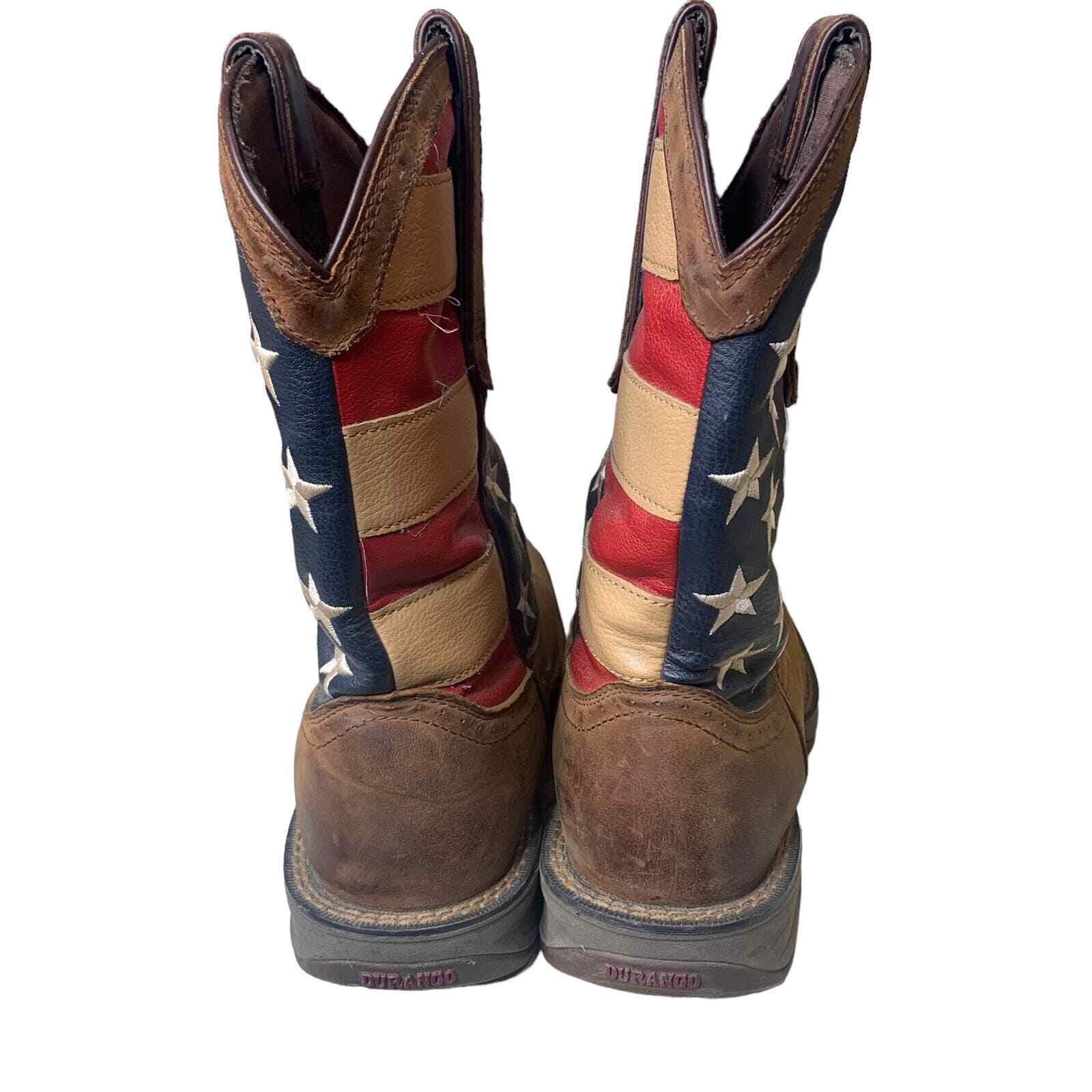 Durango Rebel Men's Steel Toe American Flag Western B… Gem