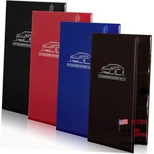 4 Pcs Car Registration and Insurance Card Holder, Automobile Essential