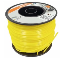 Stihl 3mm Square Yellow Nylon Line Cord x 162m Strimmer Brushcutter Trimmer 0.28 per metre