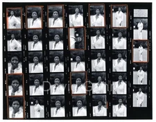 '70s Nona Hendryx Labelle Lady Marmalade Singer Gahr Contact Sheet Photo B146
