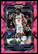 Saddiq Bey 2022-23 Panini Prizm #84 Pistons Insert ? SEE SCAN! FREE SHIP