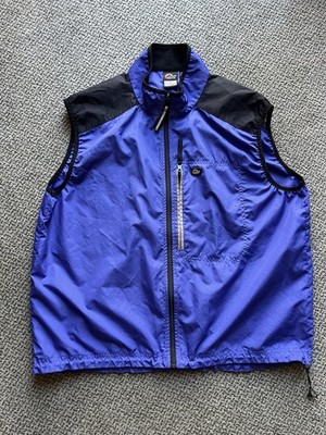 Lowe Alpine Blue Windbreaker Vest, Vintage, Men s XL