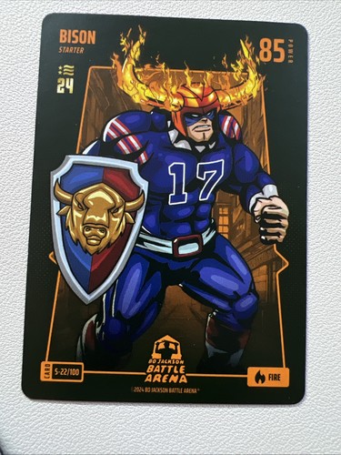 Bo Jackson Battle Arena FIRE Bison Josh Allen 2024 NSCC Exclusive