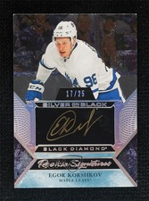 2020-21 Upper Deck Black Diamond Spectrum 17/25 Egor Korshkov #SBRS-EK Auto 7ez