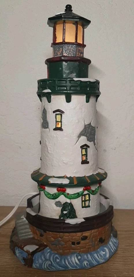 De Colección Banco de Trabajo de Papá Noel Pickering Wharf Faro Remolque Serie 2000 Foto 3 de 4