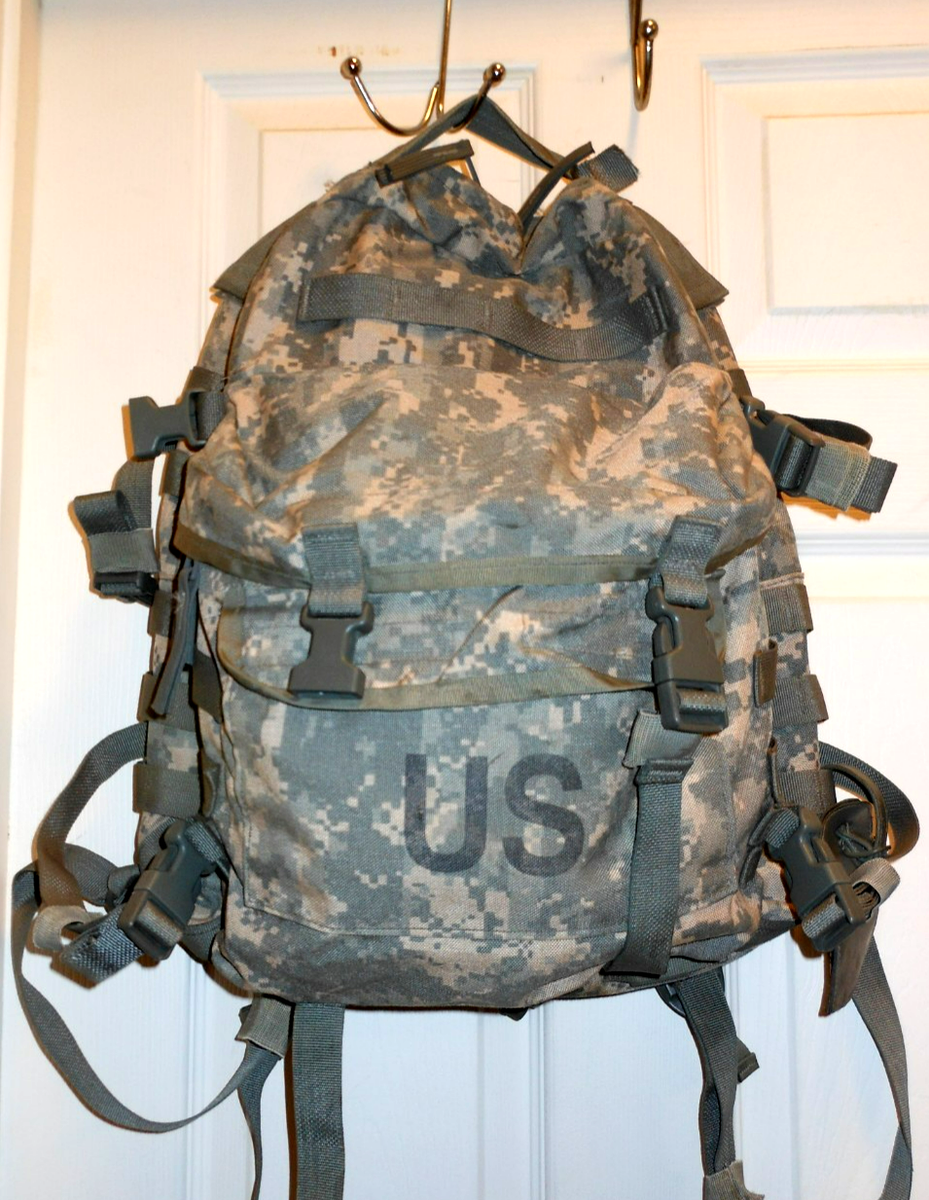 US MILITARY ACU MOLLE II ASSAULT PACK w/STIFFENER LOAD CARRYING
