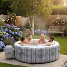Lay-Z-Spa Fiji AirJet Inflatable Hot Tub 4-6 Person Spa 120 Jets Heater Bubble