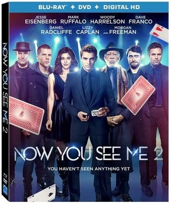 Now You See Me 2 (Blu-ray) Jesse Eisenberg Mark Ruffalo Woody Harrelson