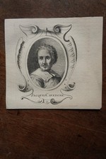 JACQUES CAVEDONE (1577-1660) PORTRAIT ENGRAVING FROM 1745, born in SASSUOLO PAINTER