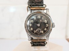 1940s GERMAN ARMY ETANCHE 25 D.H.MILITARY WATCH IN GOOD ORIGINAL CONDITION.