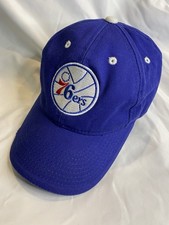 NBA Philadelphia 76ers Adult Baseball style hat by Outdoor Cap Blue PECO