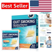 Quality Step 1 Quit Patches - 21mg Nicotine, 30 Individual Patches