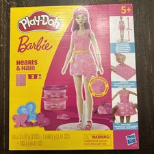 Play-Doh Barbie Hearts and Hair Designer Doll Set