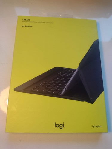 Logitech Create Backlit Keyboard Case for iPad Pro Black Werty Layout 2015 - Picture 1 of 7