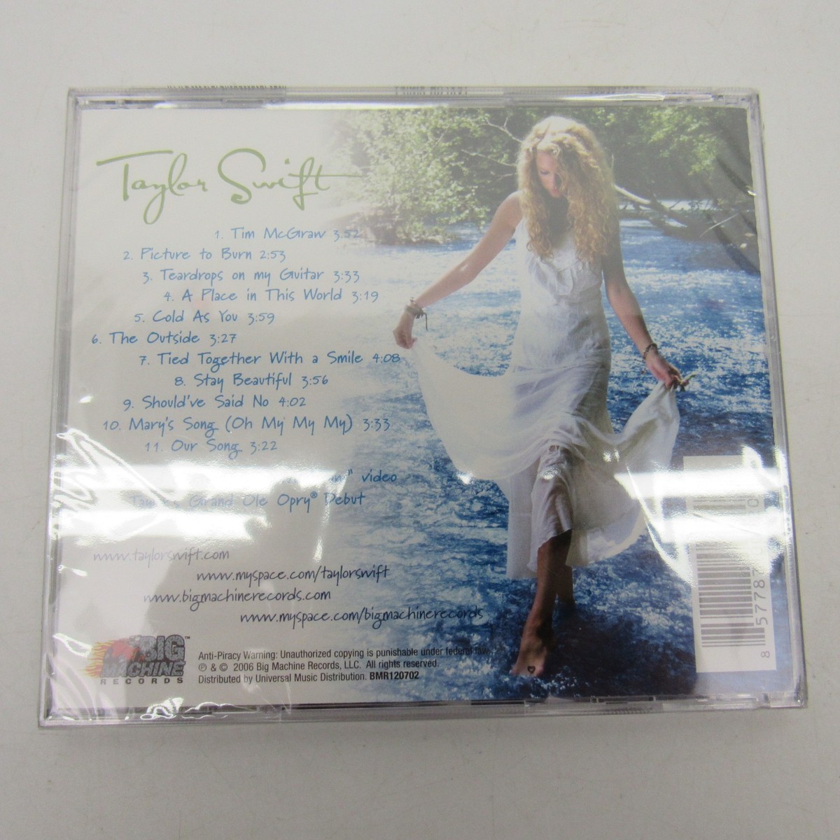 Taylor Swift Self Titled Debut CD 2006 Uncensored GOLD HYPE NEW