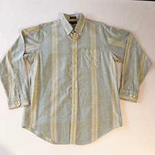 Vintage Chaps Ralph Lauren Men's Size 16 1/2 34-35 Long Sleeve Button Up Shirt