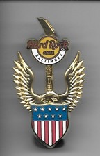 2013 Baltimore Hard Rock Cafe Patriotic Guitar Series Pin