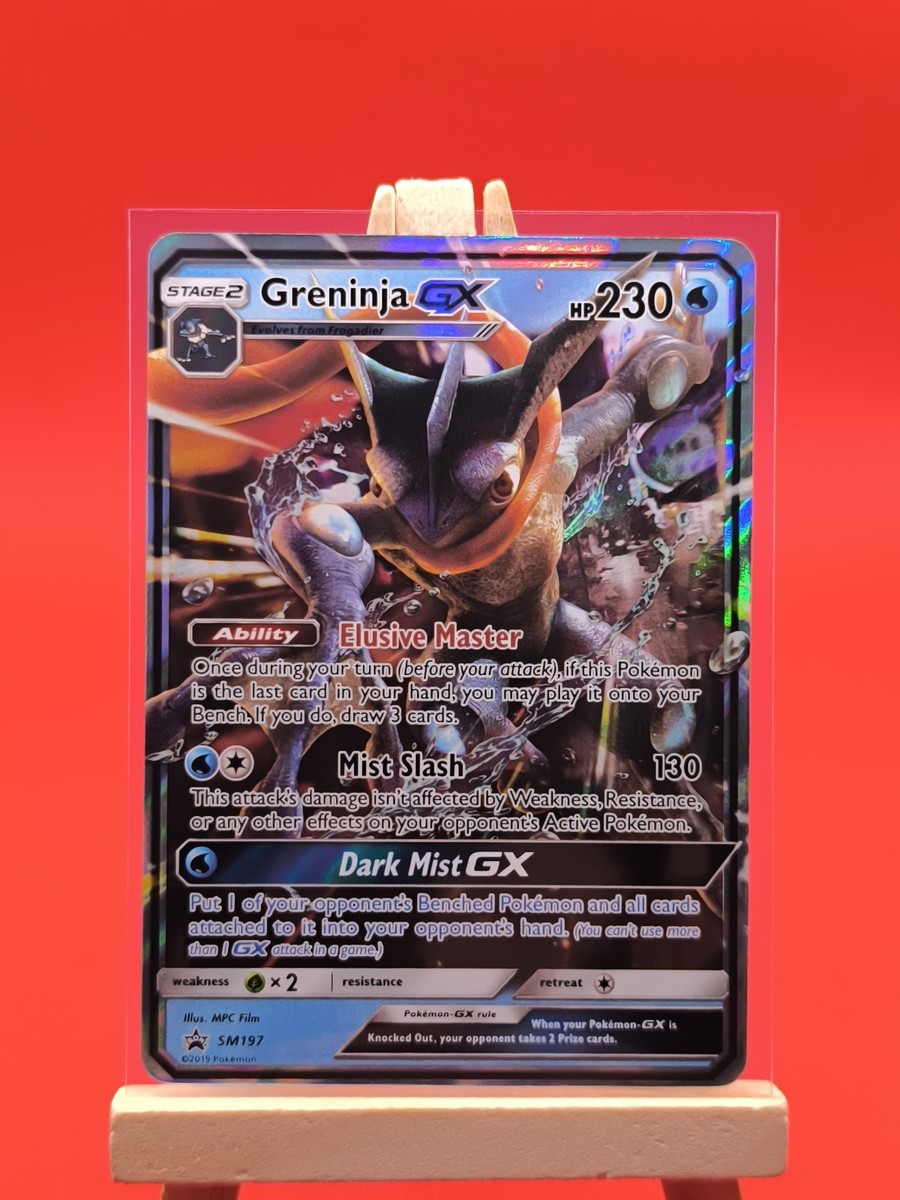 Greninja GX SM197 Detective Pikachu Ultra Rare Holo Promo Pokemon