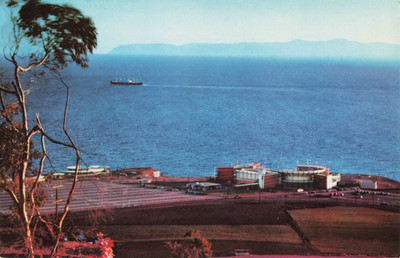 Palos Verdes Peninsula from Long Point - California CA Postcard