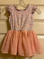 Cheeky Plum Flutter Sleeve Dance Leo Leotard Girls Size 5T