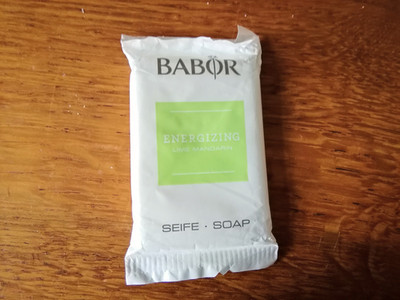 BABOR Energizing Vintage Seife Hotel Hotelseife Lime Mandarin 1 Stück 25 g