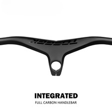 MTB Bicycle Handlebar and Stem -17 Degrees Carbon Fiber Integrated Handlebar