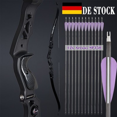 TOPARCHERY 62'' ILF Takedown Recurve-Bogen 25-60 lbs Bogenschießen Zielwettbewerb