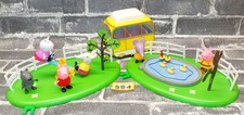 Peppa Pig Playground Park Sets Seesaw & Duck Pond Playset, Van & Toy Figures 594