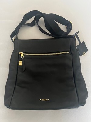 TUMI Voyageur Canton Crossbody Black Leder