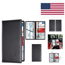 Eco-Friendly Car Registration  Insurance Holder   6 Compartment Organizer