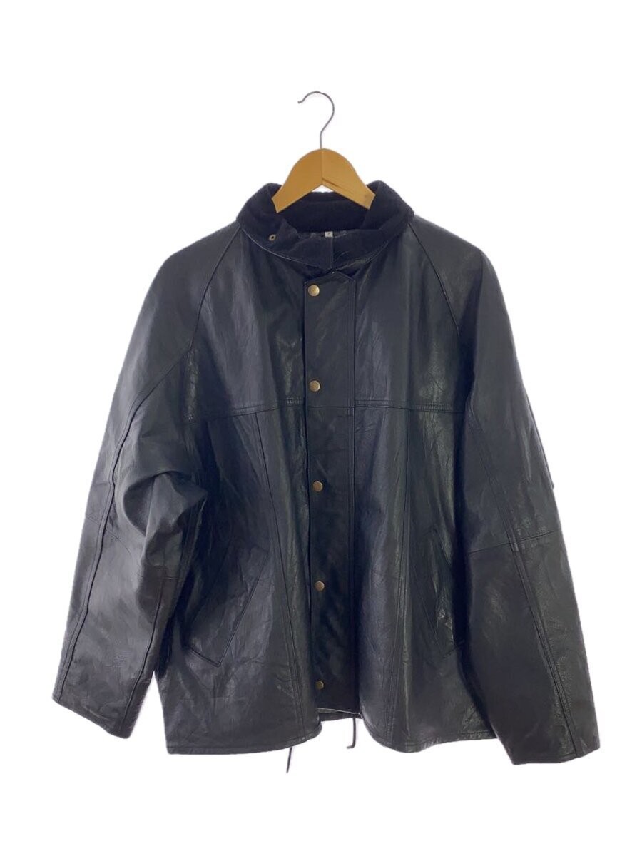 Black Leather Drivers Jacket Blouson by YouseD – Style 173