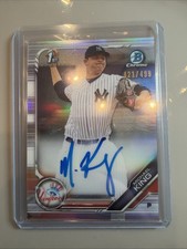 Michael King 2019 Bowman Chrome 1st True Refractor Auto RC ROOKIE SP /499 Padres