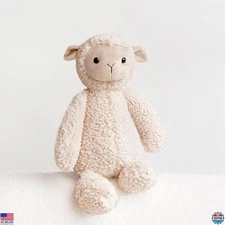 Ditucu 9" Realistic White Lamb Plush Toy - Ultra Soft Stuffed Animal for Kids